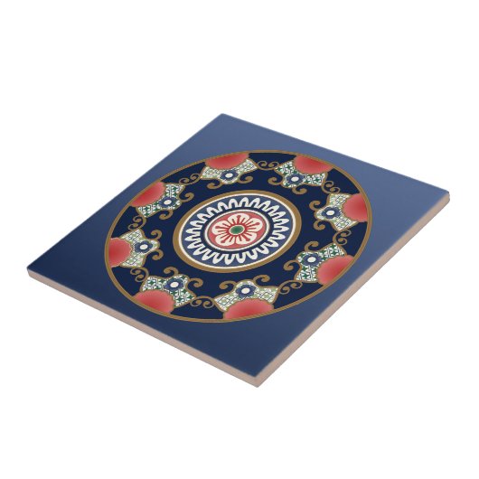 Mah Jongg Muster Fliese (Seite)