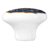 Mah Jongg Muster Keramikknauf (Seitenansicht)