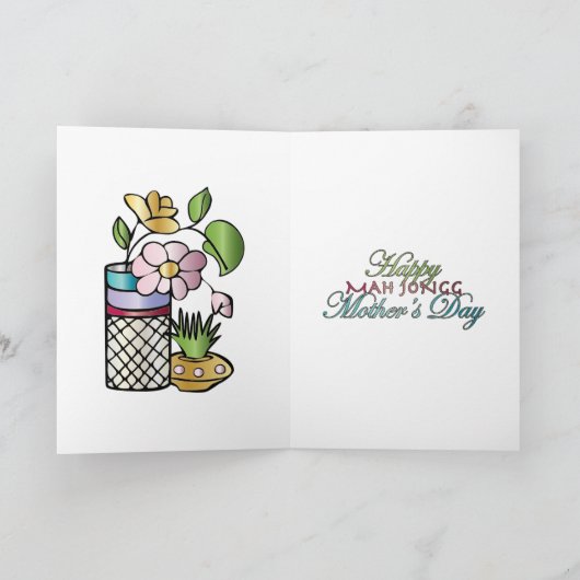 Mah Jongg Muttertag Karte (Innenseite)