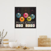 Mah Jongg New Years Poster (Küche)