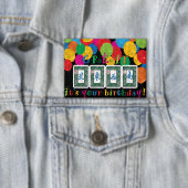 Mah Jongg NEWS Birthday Button (Insitu)