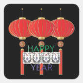 Mah Jongg News Holiday Stickers (Vorderseite)