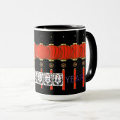 Mah Jongg News Holiday Tasse (VorderseiteRechts)