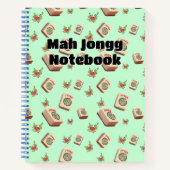 Mah Jongg Notebook Notizblock (Vorderseite)