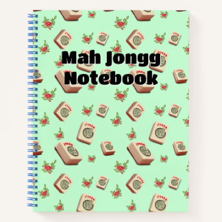Mah Jongg Notebook Notizblock
