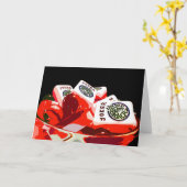 Mah Jongg Notecard Bowl of Jokers Karte (Gelbe Blume)