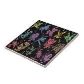 Mah Jongg One Bams Black/Multi Tile Fliese (Seite)