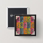 Mah Jongg One Bams Button (Vorne & Hinten)