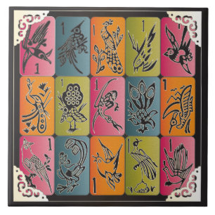 Mah Jongg One Bams Fliese