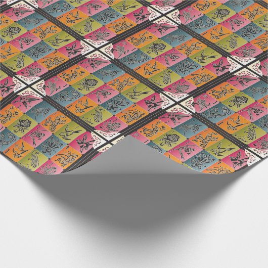 Mah Jongg One Bams Geschenkpapier (Ecke)