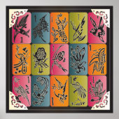 Mah Jongg One Bams Poster (Vorne)