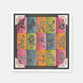 Mah Jongg One Bams Serviette (Vorderseite)