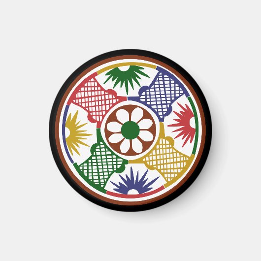 Mah Jongg One Circle Magnet (Vorne)