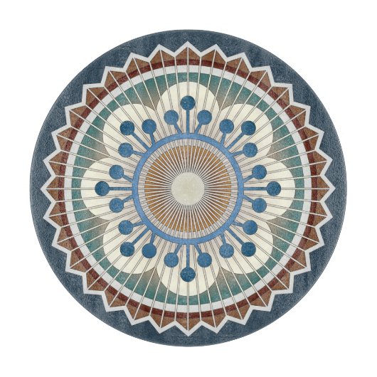 Mah Jongg One Dot Cutting Board Schneidebrett (Vorderseite)