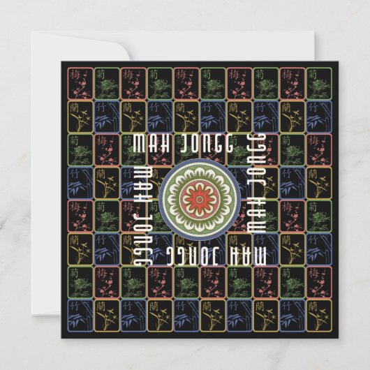 Mah Jongg One Dot Karte (Vorderseite)