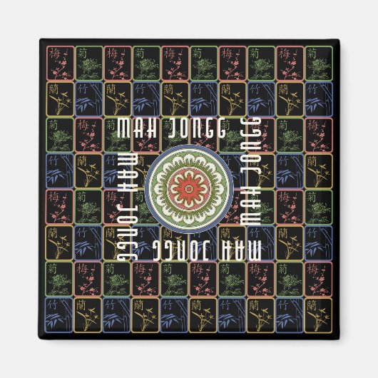 Mah Jongg One Dot Magnet (Vorne)