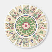 Mah Jongg One Dot Magnet (Vorne)