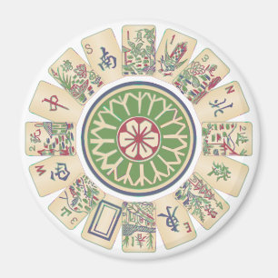 Mah Jongg One Dot Magnet