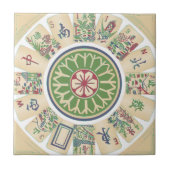 Mah Jongg One Dot Tile Fliese (Vorderseite)