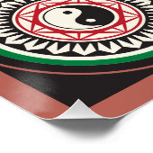 Mah Jongg One Dots Coin Poster (Ecke)