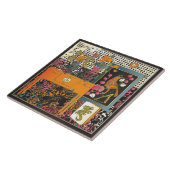 Mah Jongg Orange Fliese (Seite)