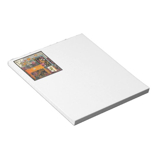 Mah Jongg Orange Notizblock (angewinkelt)