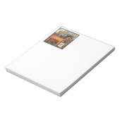 Mah Jongg Orange Notizblock (Rotiert)