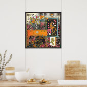 Mah Jongg Orange Poster (Küche)