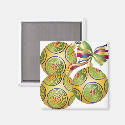 Mah Jongg Ornaments Magnet (Vorderseite/Rückseite)