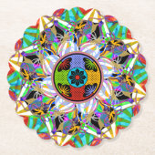 Mah Jongg Ornaments Untersetzer (Vorderseite)