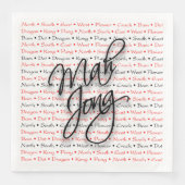 Mah Jongg Paper Napkins Serviette (Vorderseite)