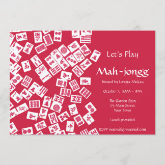 Mah-Jongg-Party Einladung