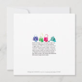 Mah Jongg Polka-Dots Flat Card Karte (Rückseite)