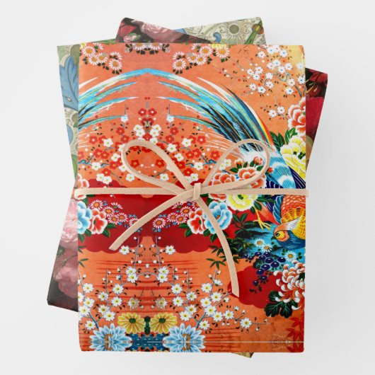 Mah Jongg, Positano und Fleuresse Geschenkpapier Set (Beispiel)