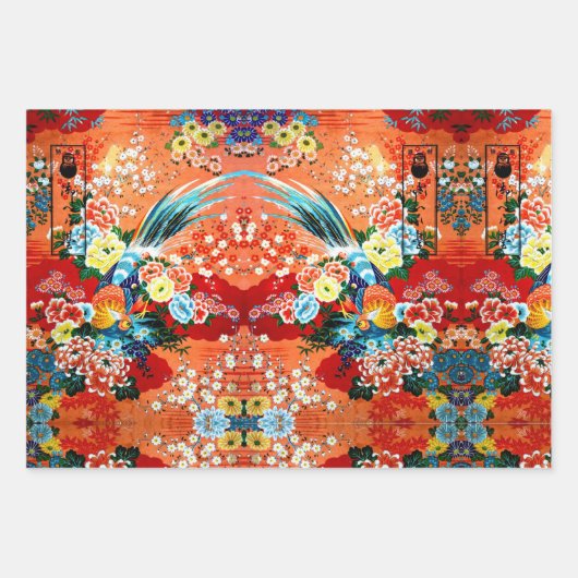 Mah Jongg, Positano und Fleuresse Geschenkpapier Set (Vorderseite)