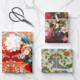 Mah Jongg, Positano und Fleuresse Geschenkpapier Set