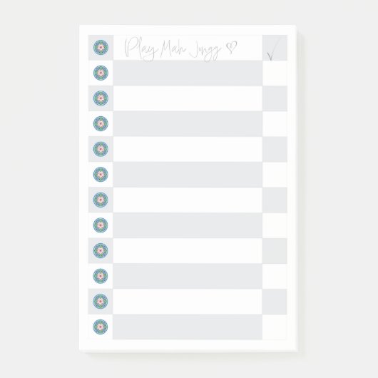 Mah Jongg Post-it Klebezettel (Vorderseite)