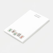 Mah Jongg Post-It Notes Post-it Klebezettel (angewinkelt)