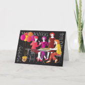 Mah Jongg präsentiert Geburtstagskarte Karte (Vorderseite)