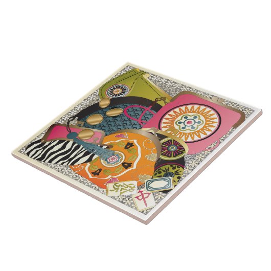 Mah Jongg Purses Fliese (Seite)