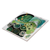 Mah Jongg Purses Green Tile Fliese (Seite)