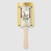 Mah Jongg Red Cabinet Fan Fächer (Rückseite)