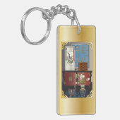 Mah Jongg Red Cabinet Schlüsselanhänger (Vorderseite links)