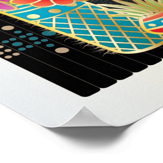 Mah Jongg Red Poster (Ecke)