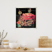 Mah Jongg Red Poster (Küche)