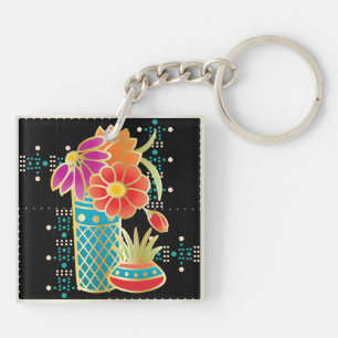 Mah Jongg Red Table Schlüsselanhänger