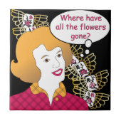 Mah Jongg Redewendungen Blume Tile Fliese (Vorderseite)