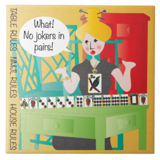 Mah Jongg Redewendungen Keine Joker Fliese