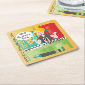 Mah Jongg Redewendungen Keine Joker Rechteckiger Pappuntersetzer (angewinkelt)