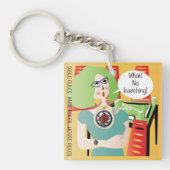 Mah Jongg Redewendungen Kvetching Schlüsselanhänger (Vorderseite)